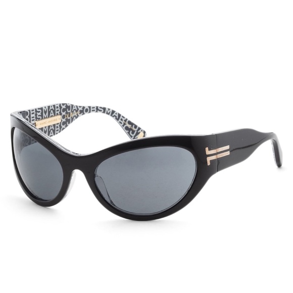 Marc Jacobs Black and Gold Sunglasses - Picture 1 of 1